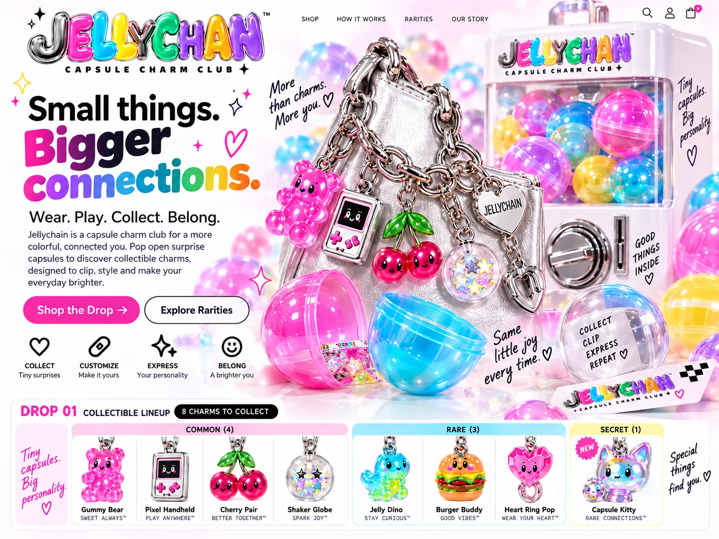 Jellychain brand imagery