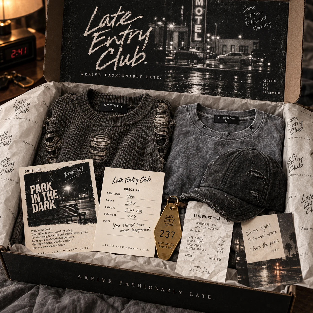 late entry club packaging study