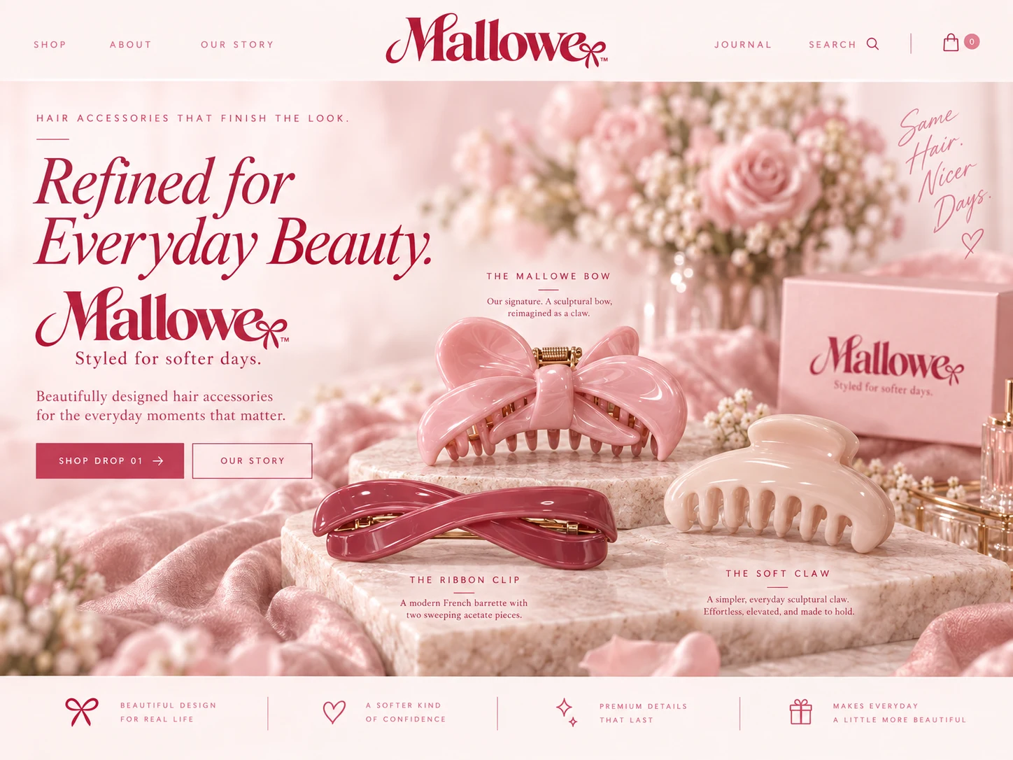 Mallowe / Landing-page direction