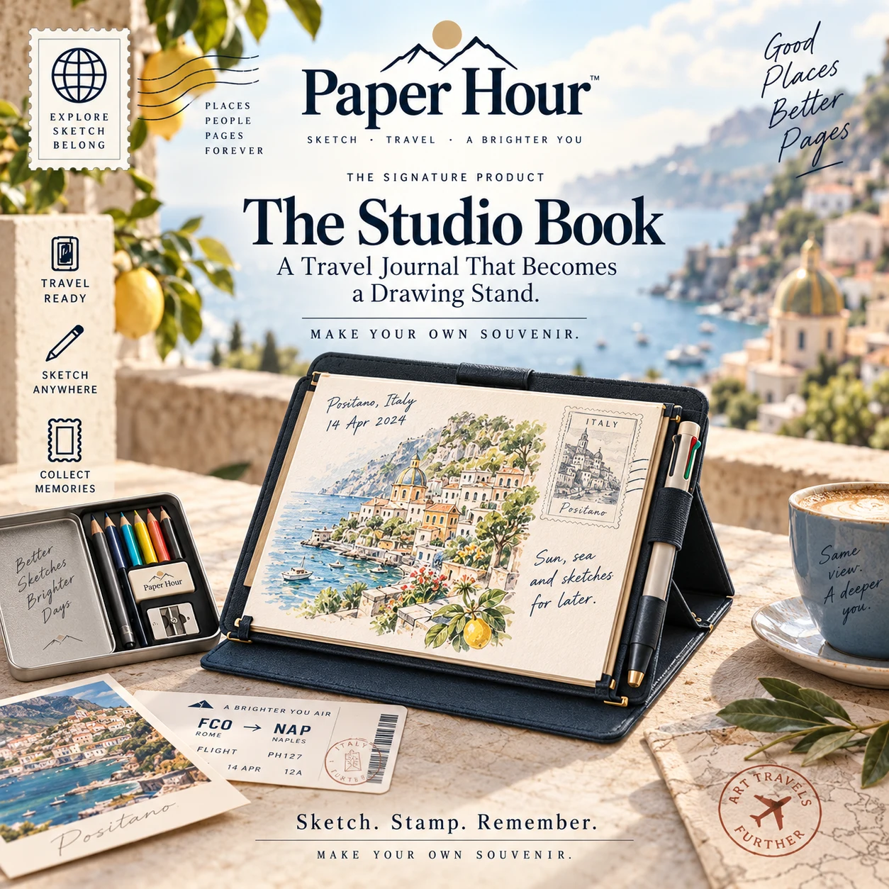 Paper Hour approved creative