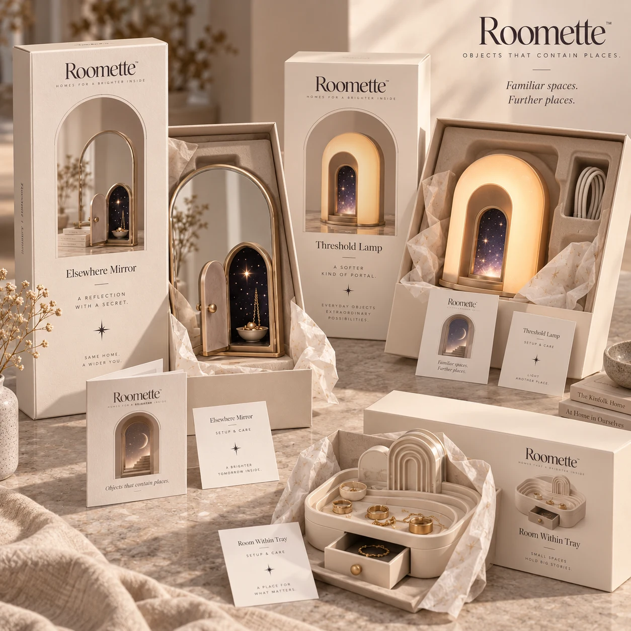 Roomette approved packaging concept